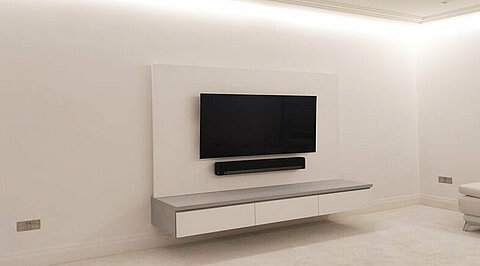 Sideboard with TV solution