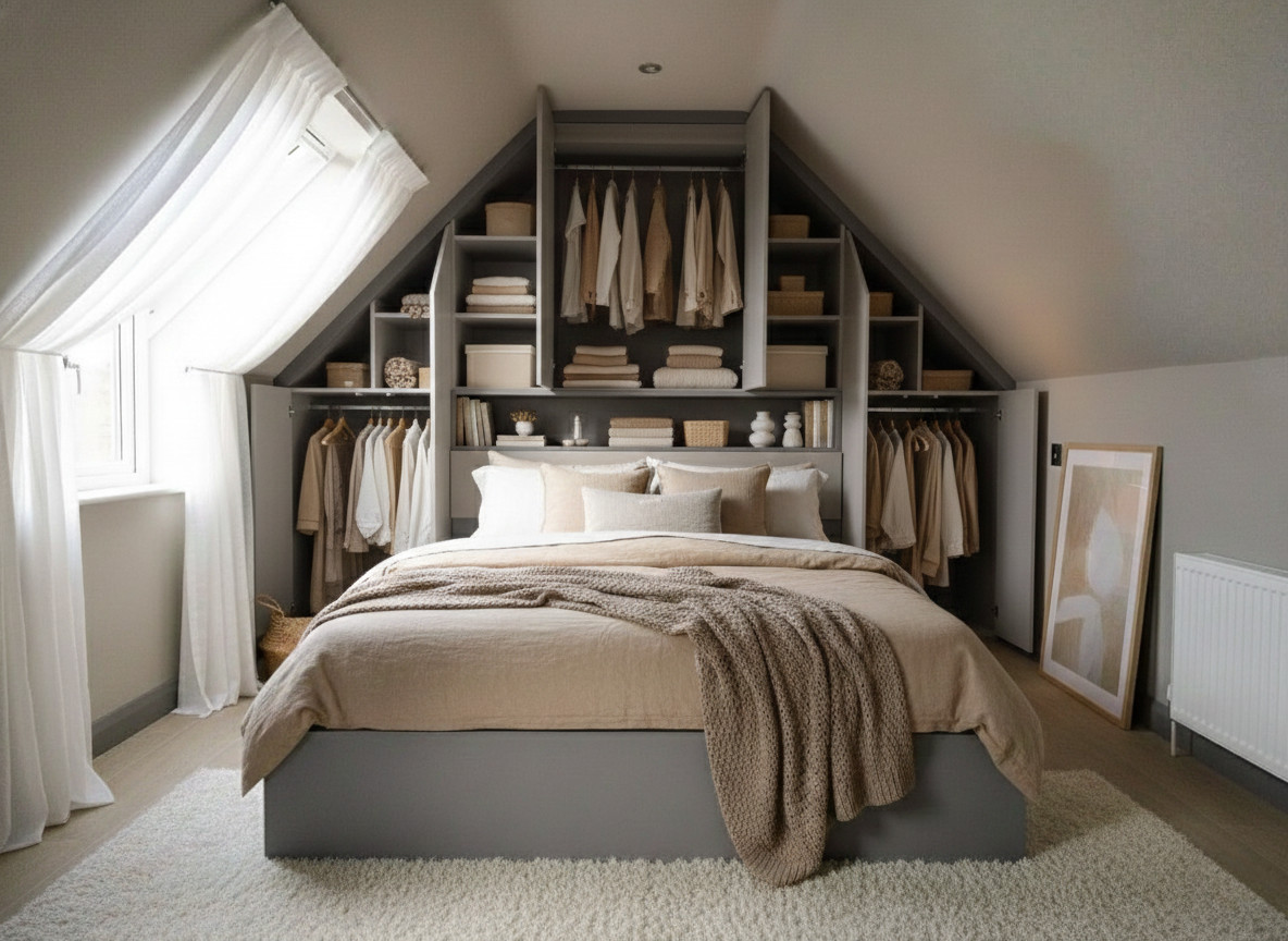 Luxury slope fit wardrobe by Highlux
